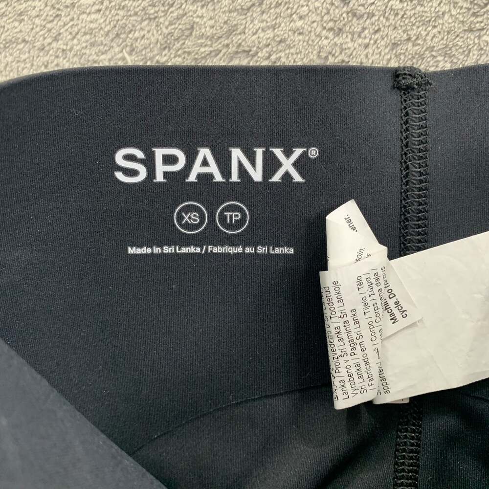SpanxShape Bodyline 7/8 Leggings Womens XS Black Full Tummy Compression Gym - Picture 8 of 12